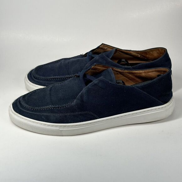 Peter Millar Shoes Men’s Size 13 M Blue Breeze Canvas Slip On Casual Footwear - Picture 6 of 15